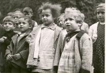 Olešovice, děti z Terezína, 1945.